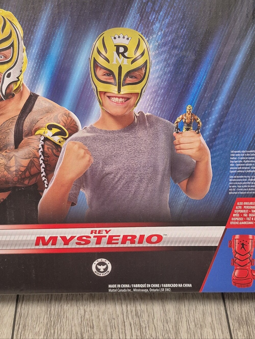 Rey Mysterio Role Play and Main Event Figure Mattel WWE Toy Wrestling NEW! - Picture 5 of 6